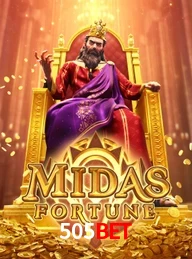 505bet Midas Fortune - slot game inspirado no rei Midas, disponível no casino online do Brasil