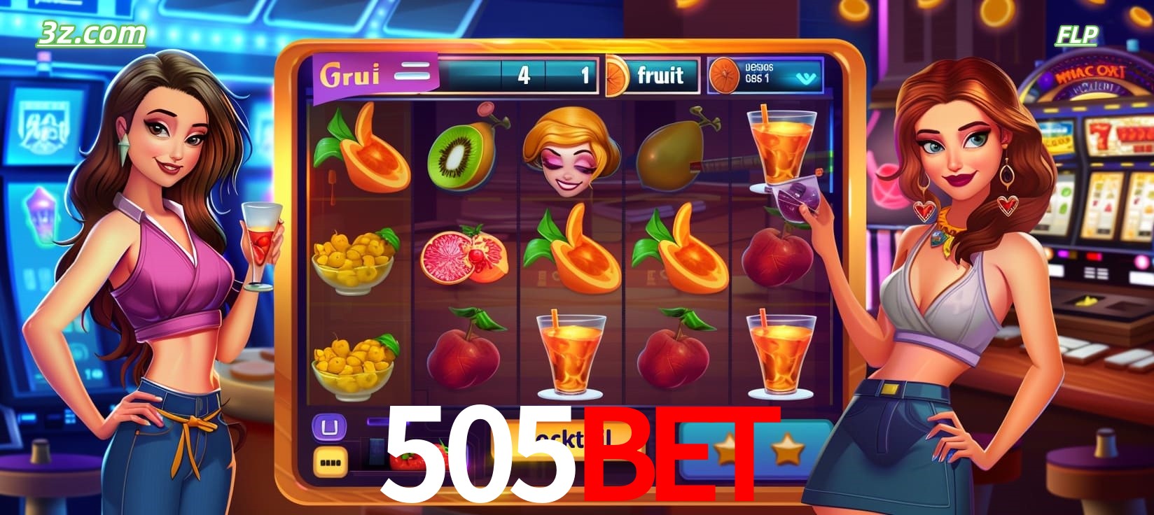 505bet cassino online com caça-níqueis de frutas e coquetéis coloridos
