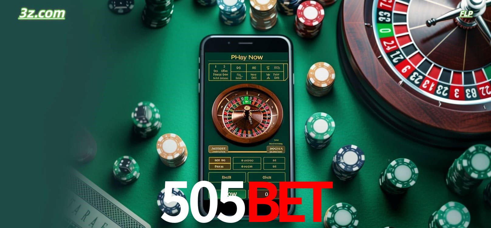 Roleta online no cassino 505bet disponível em celular e computador