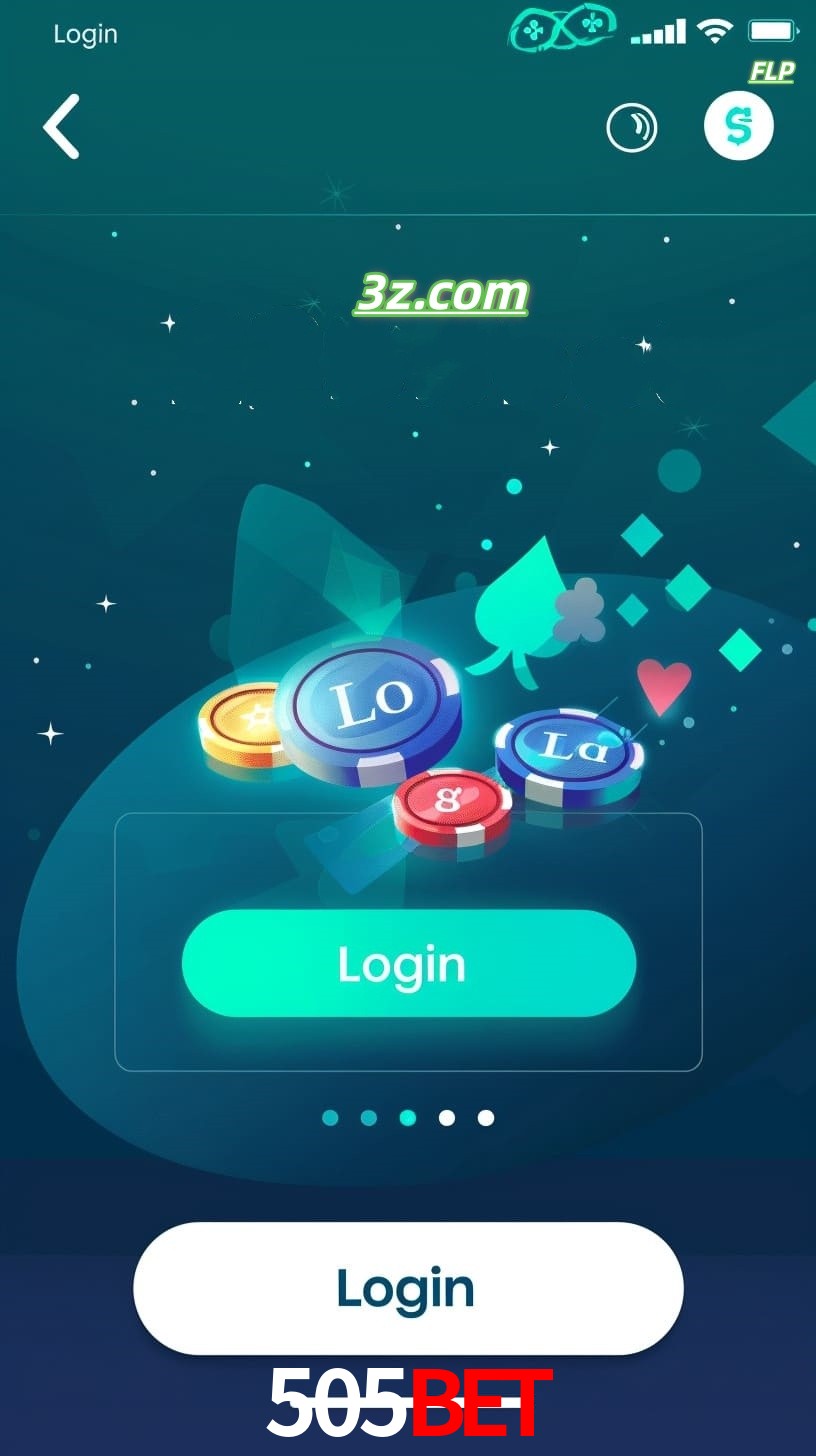 Login no aplicativo de cassino online 505bet Brasil com bônus de boas-vindas